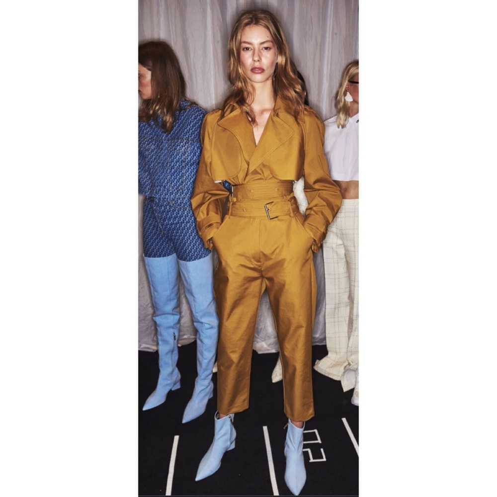 CAMILLA & MARC • Mustard Clarence Belted Jacket, 2 - Picture 16 of 16